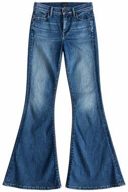 MOTHER The Super Cruiser Flare Jeans Dreamy Dark Wash Size 25